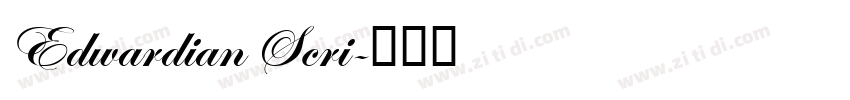 Edwardian Scri字体转换